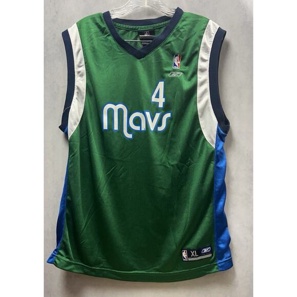 Vintage Reebok Michael Finley #4 Dallas Mavericks NBA Jersey Size XL - Picture 1 of 10